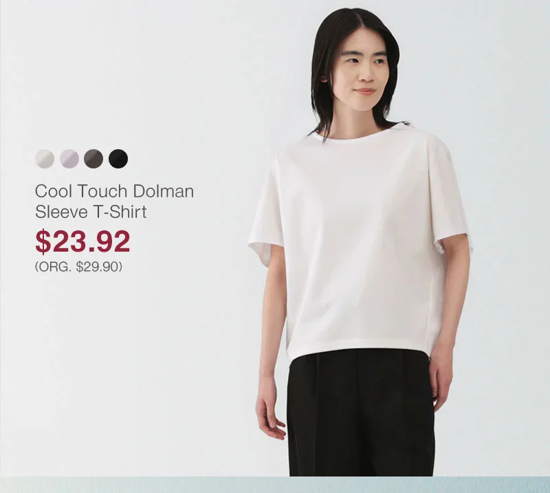 Shop Women's Cool Touch Dolman Sleeve T-Shirt