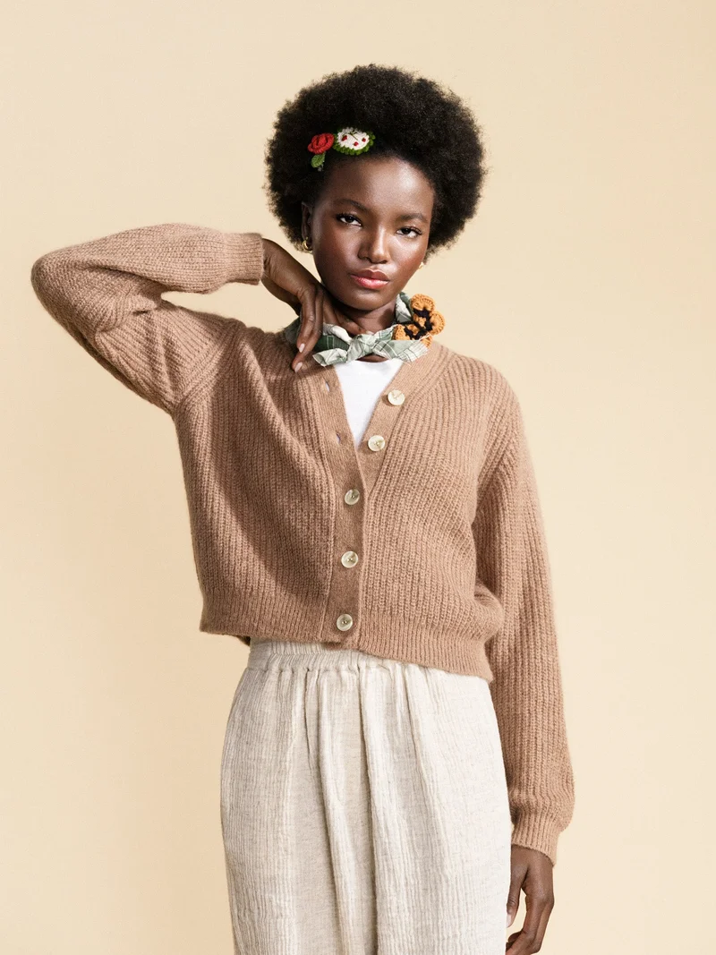 Image of Nia Shrunken Cardigan