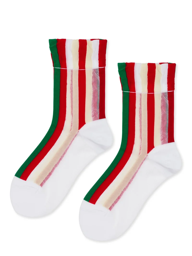 Image of Festival Stripe Sheer Crew
