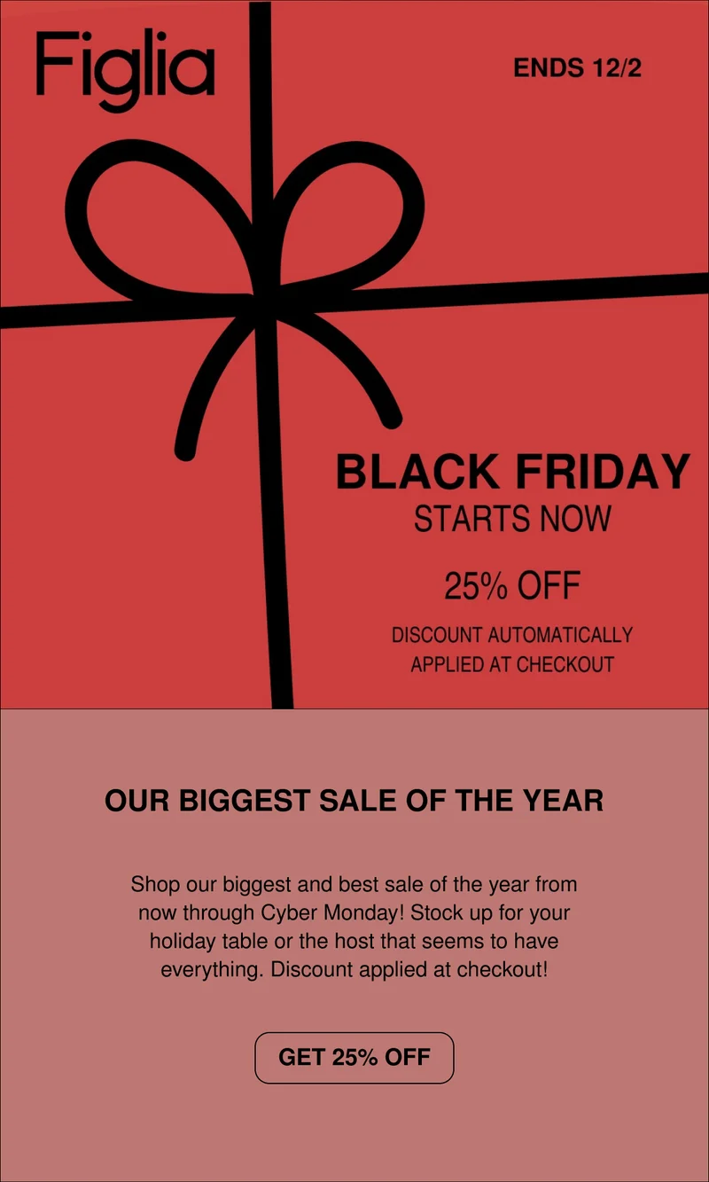 BLACK FRIDAY STARTS NOW! 25% OFF APPLIED AT CHECKOUT.