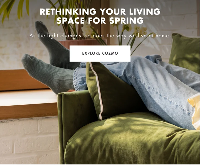 Rethinking your living space for spring - Explore Cozmo