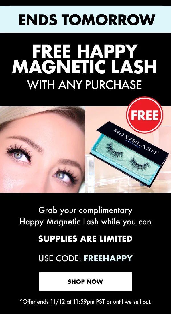 FREE Happy Magnetic Lash with any purchase
