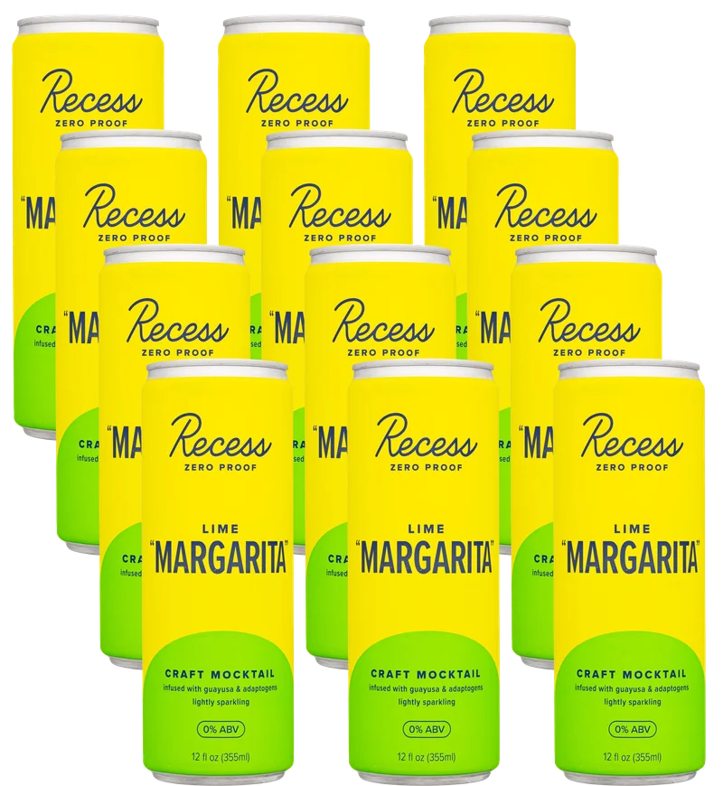 Image of LOW INVENTORY!<br>Recess NA Lime Margarita Mocktail (12 Pack)