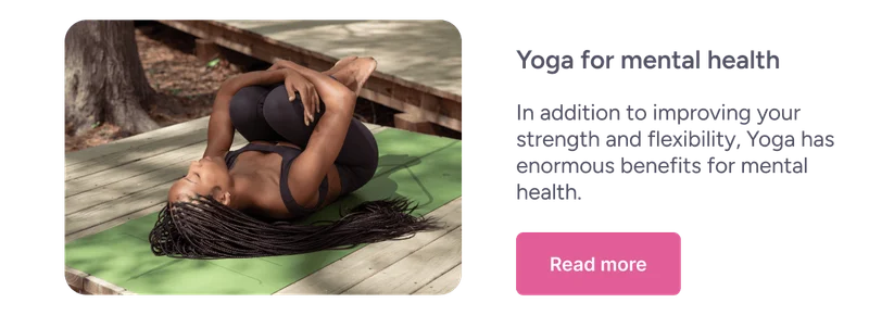 Yoga for mental health