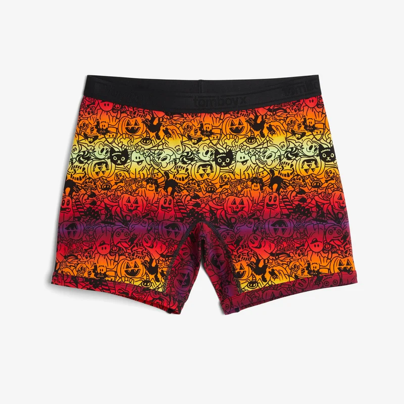 Image of 6" No Fly Boxer Briefs - Halloweenie