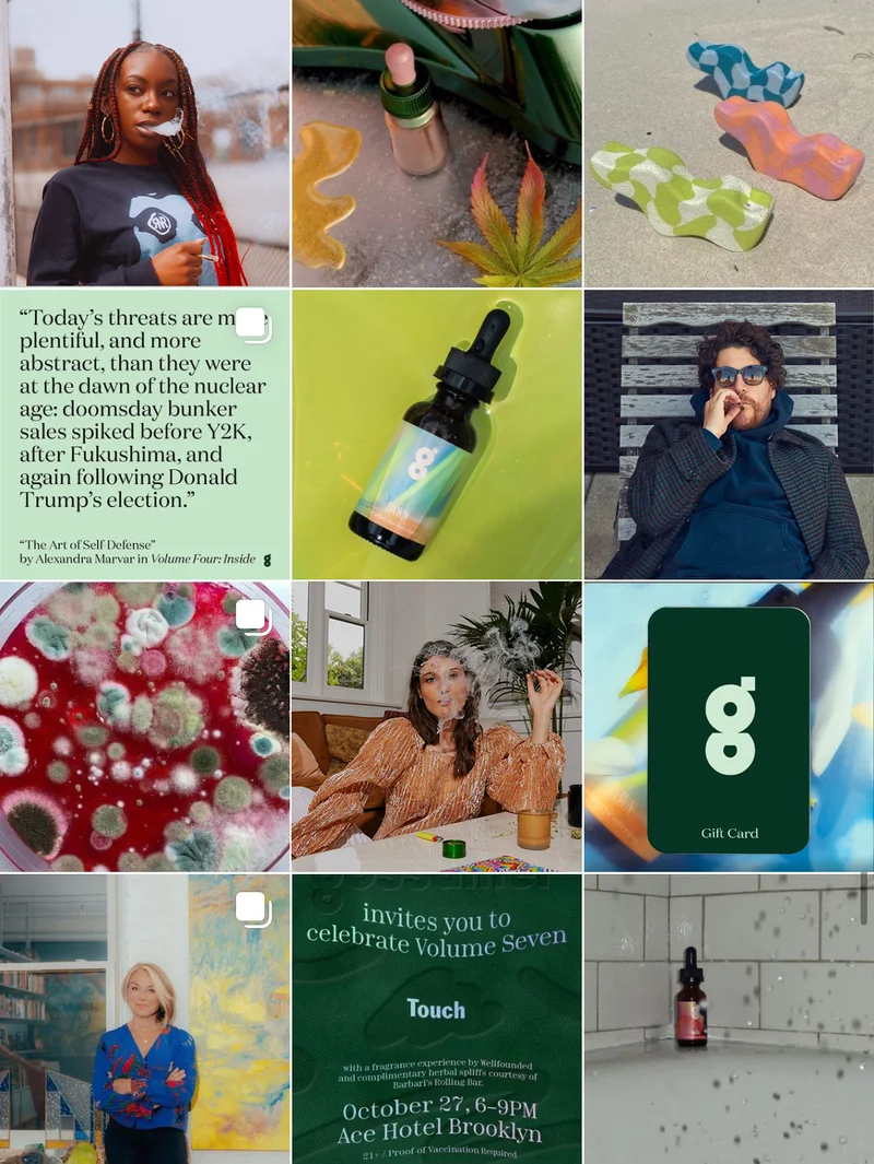 Gossamer's Instagram Grid
