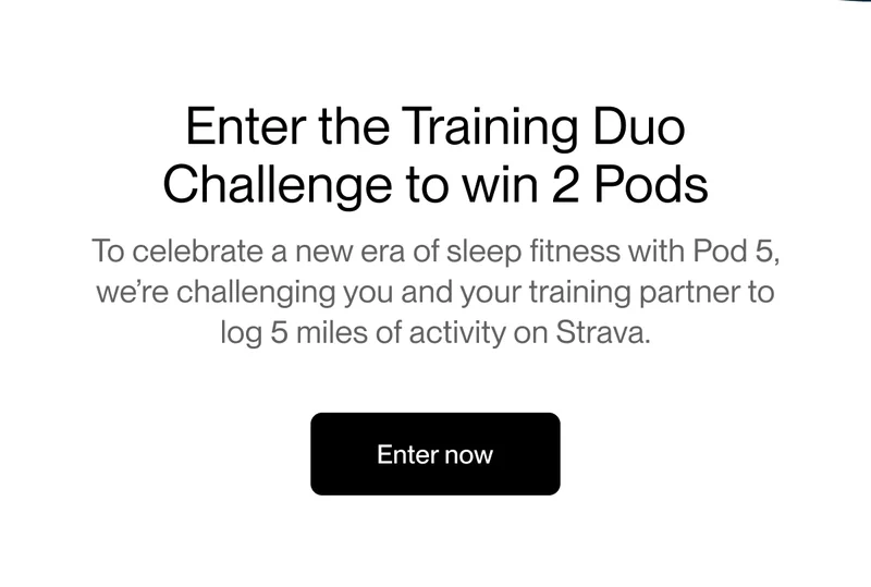 Enter the Training Duo Challenge to win 2 Pods