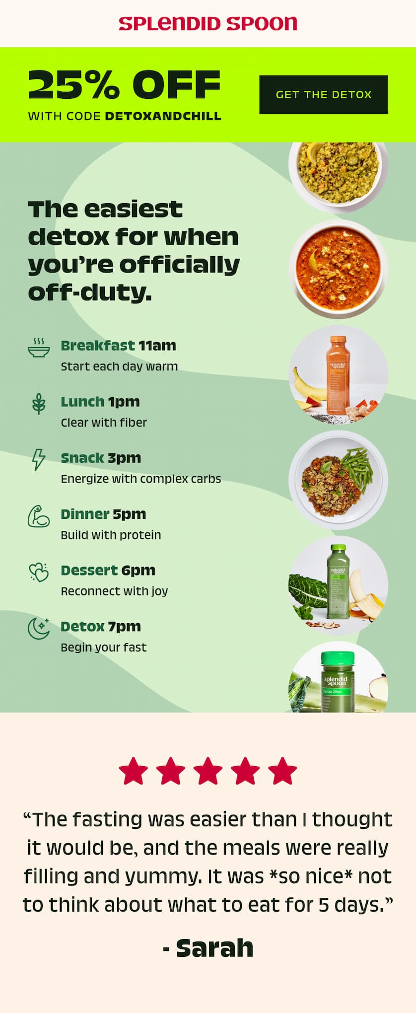 Use code DETOXANDCHILL