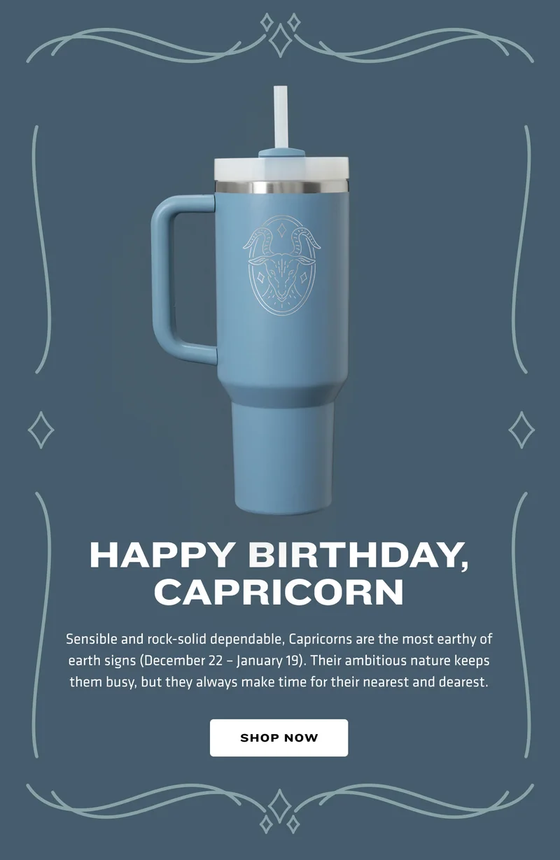 Happy Birthday, Capricorn