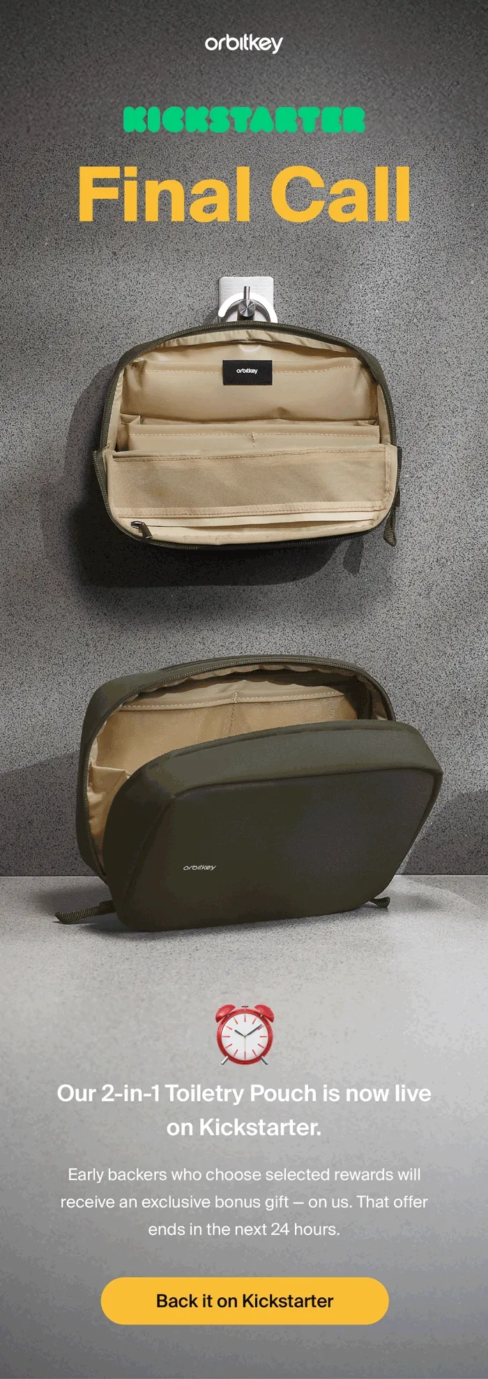 an image of a promotional ad for a travel wallet