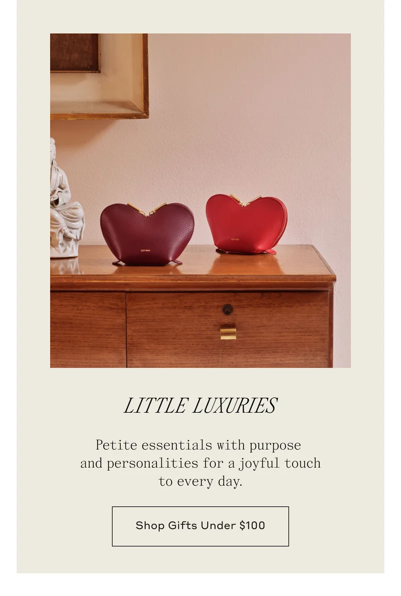 Little Luxuries Petite essentials with purpose and personalities for a joyful touch to every day.