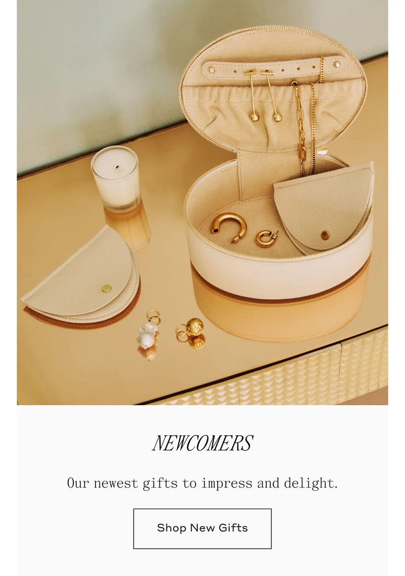 Newcomers Our newest gifts to impress and delight.