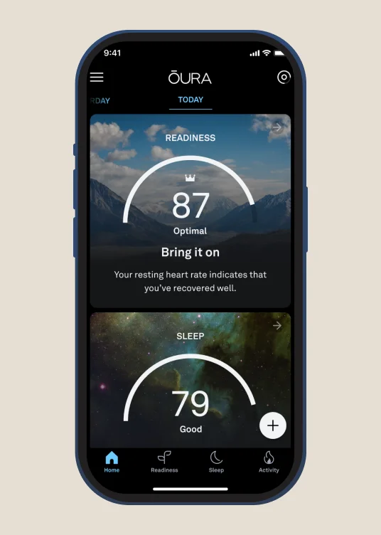Oura App Phone Screen