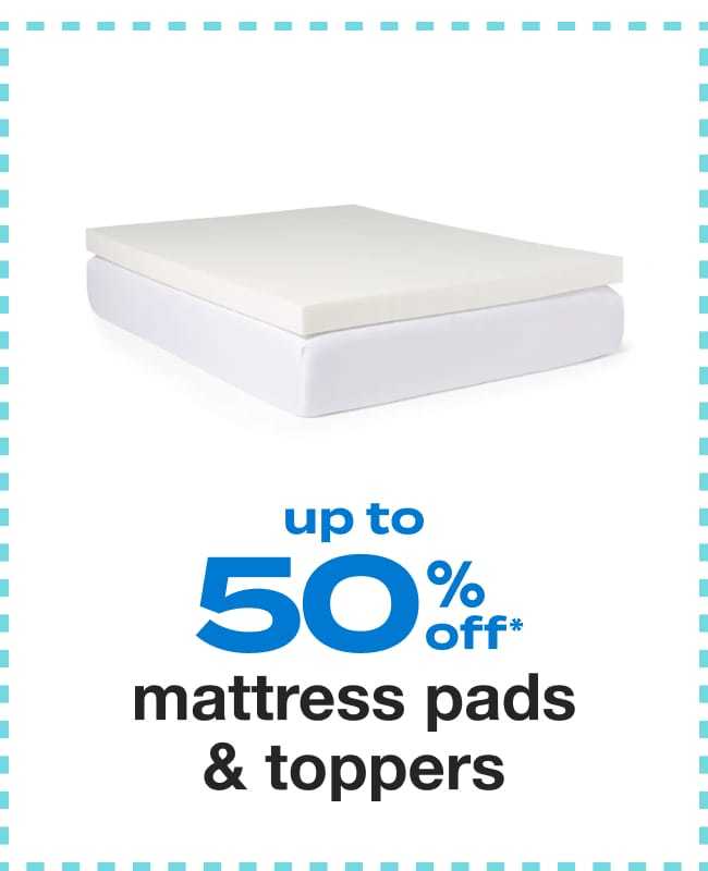 Mattress pads & toppers