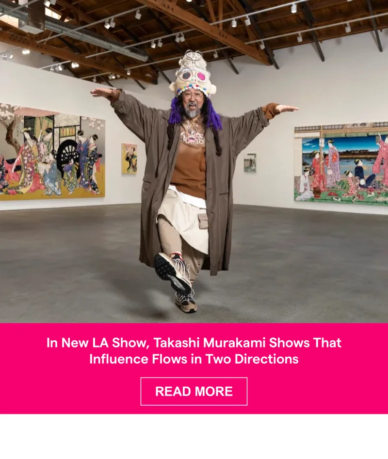 In New LA Show, Takashi Murakami Shows That Influence Flows in Two Directions