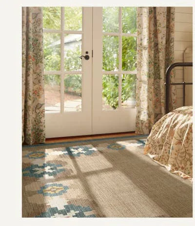 Aster Soft Blue Re-Jute Rug