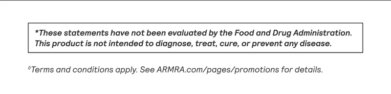 FDA and subscription disclaimer text.