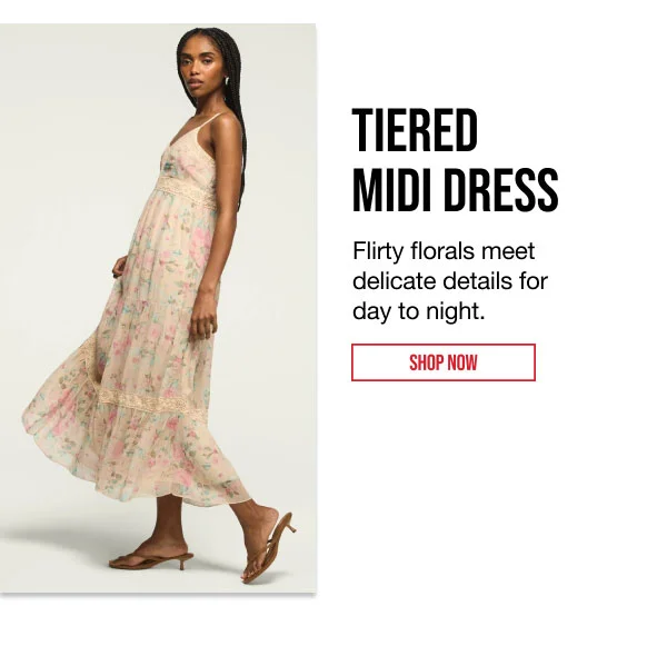 Tiered Midi Dress Shop Now