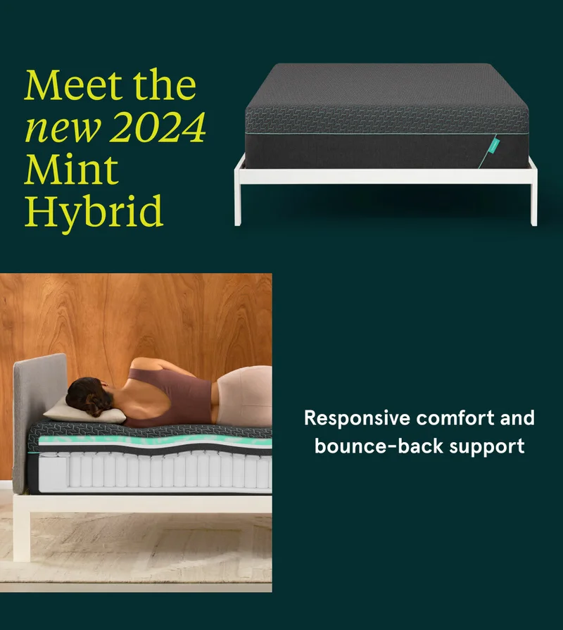 Meet the new 2024 Mint Hybrid | Responsive comfort and bounce-back support