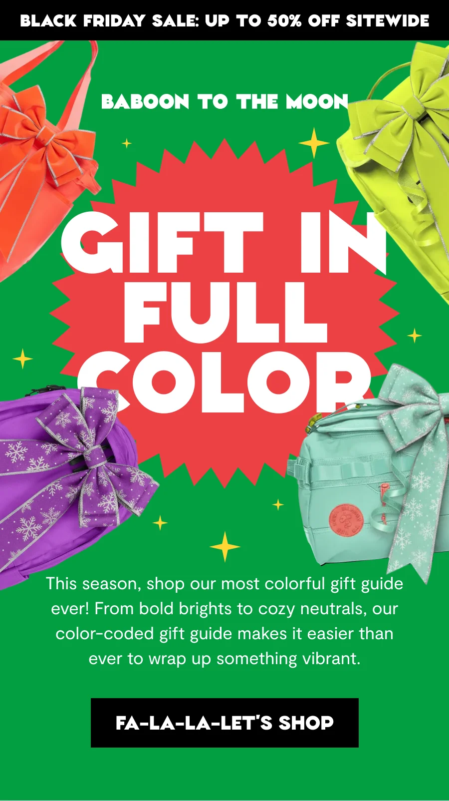 Gift In Full Color | FA-LA-LA-LET’S SHOP