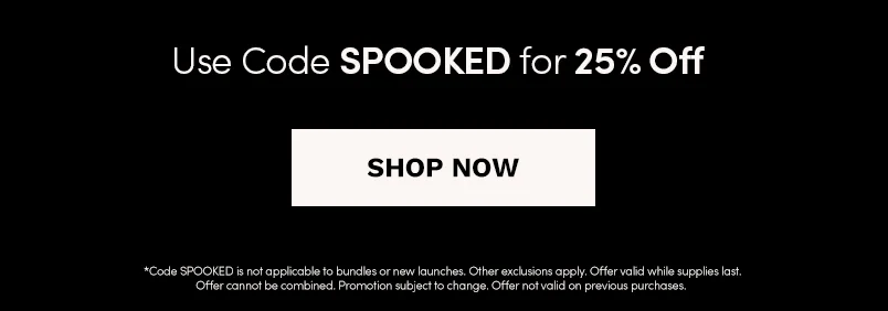 Get 25% off with the code SPOOKED