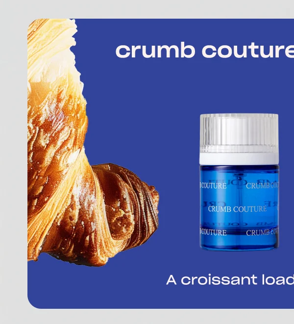 crumb couture + berry styles A croissant loaded with berries.