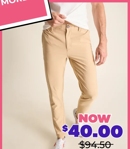 Everywear Performance Pant: The Travertines