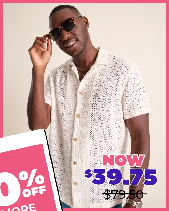 Crochet Sunday Shirt: The Ivory Envy