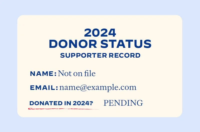 2024 DONOR STATUS: