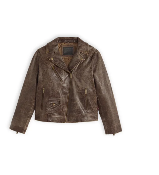 GENUINE LEATHER MOTO JACKET