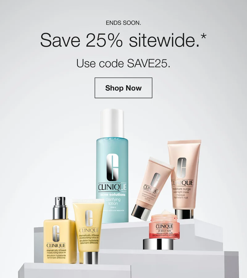 Back to School Event. Save 25% sitewide.* Score big on a fresh fall routine. | Shop Now