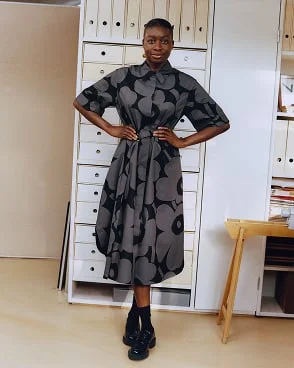 Popliini Unikko Cotton dress