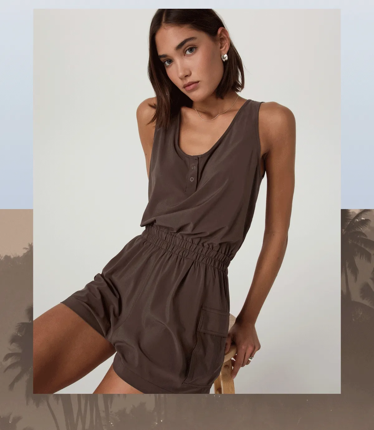 The Villa Utility Romper