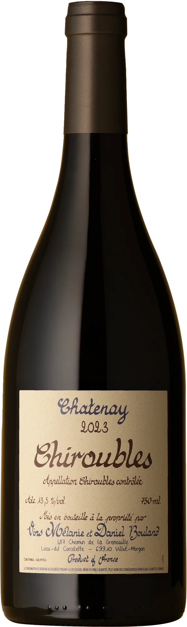 Image of Daniel Bouland <br> Chiroubles Chatenay Gamay 2023