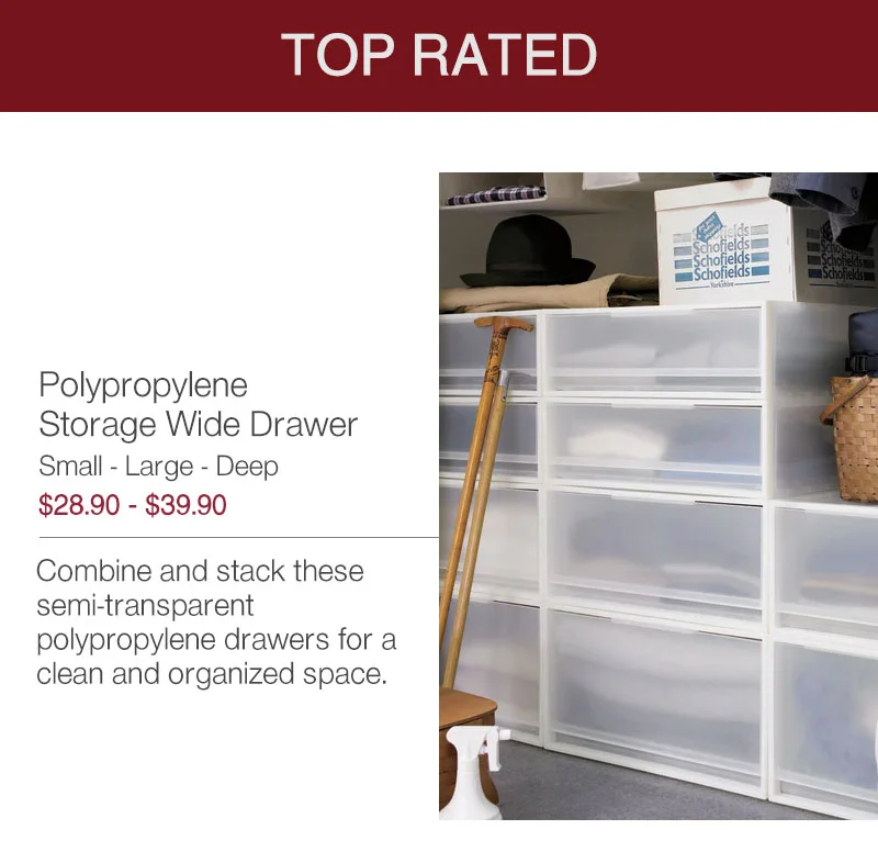 Shop Polypropylene Storage Wide Drawer