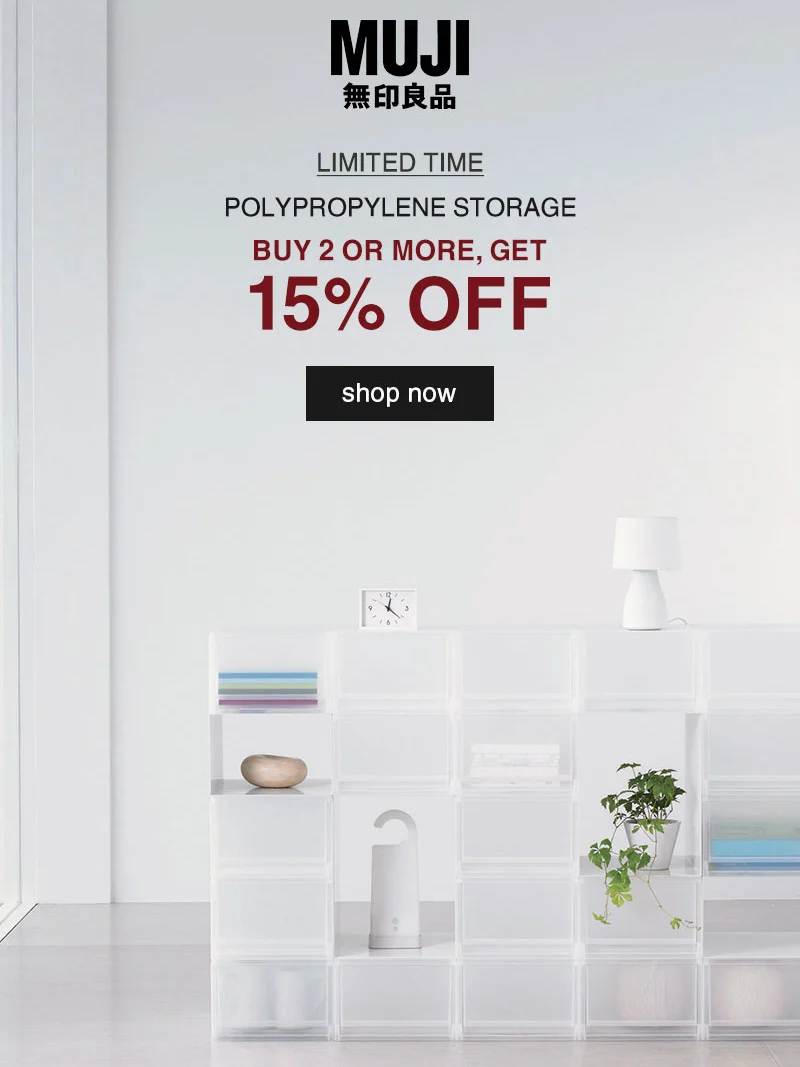 Shop 15% Off Polypropylene Storage!