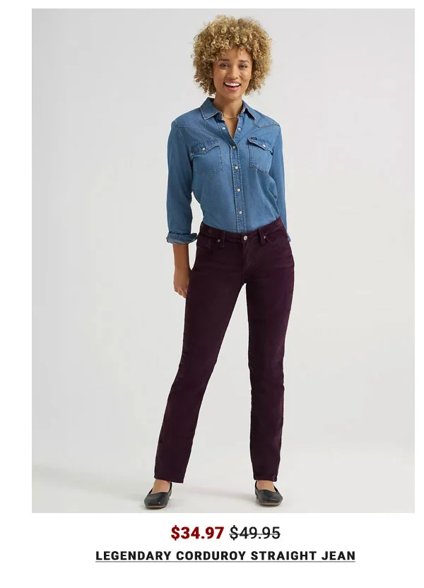 Legendary Corduroy Straight Jean