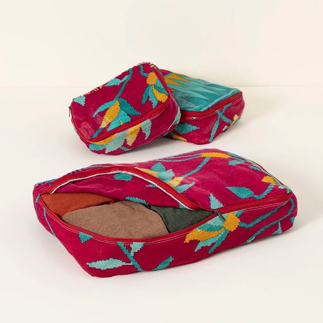 Recycled Sari Travel Packing Cube