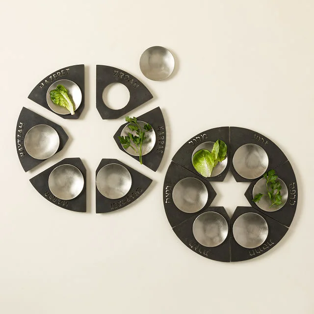 Flame-Cut Modular Seder Plate
