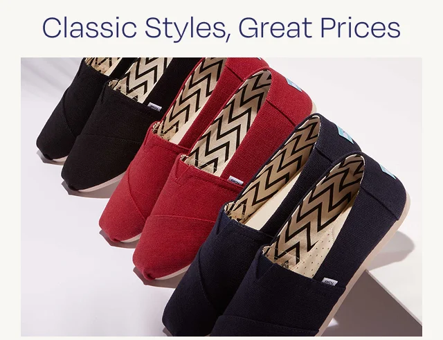Classic Styles, Great Prices - Image