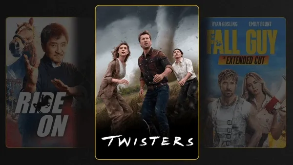 Twisters (2024) | The Fall Guy: The Extended Cut | Jurassic World | Ride On | Slient Night |