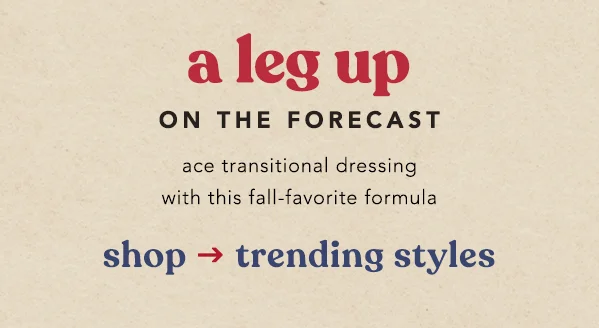 shop trending styles