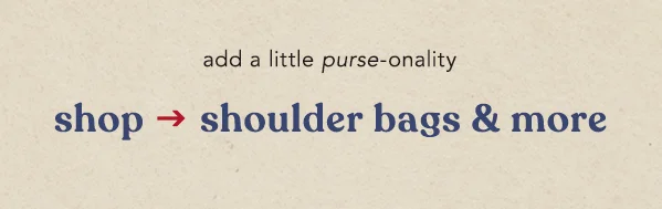 shop shoulder bags & more