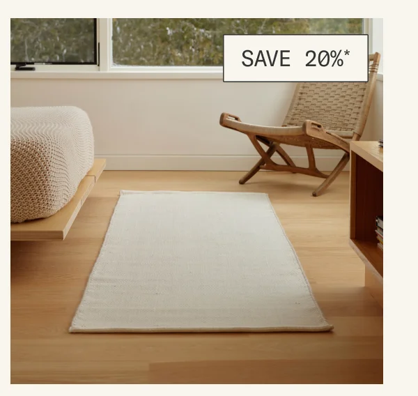 Save 20%* on The Grid Rug