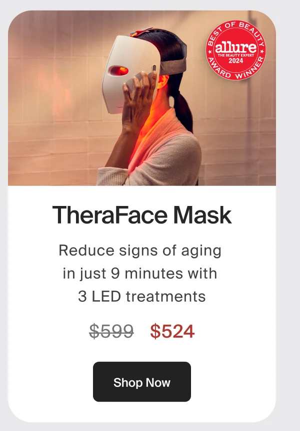 TheraFace Mask | Reduce signs of aging  in just 9 minutes with  3 LED treatments | Shop Now