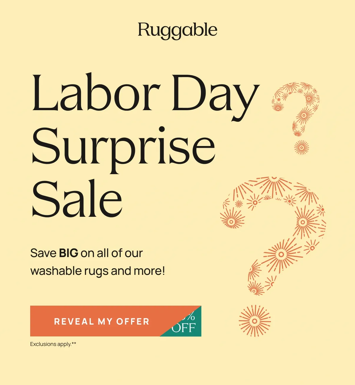 Labor Day Surprise Sale - Reveal My Offer