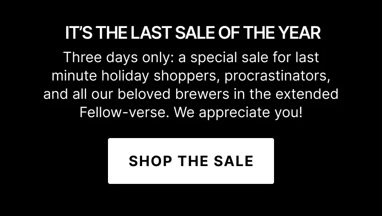 It's the last sale of the year! Three days only: a special sale for last minute holiday shoppers! Shop the sale