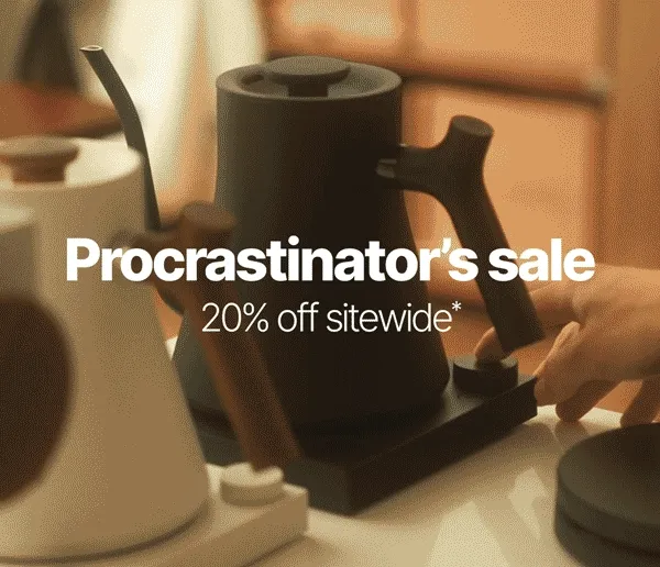 Procrastinator's Sale - 20% off sitewide