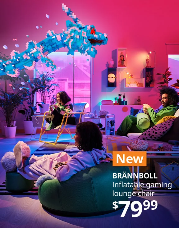 Inflatable gaming lounge chair