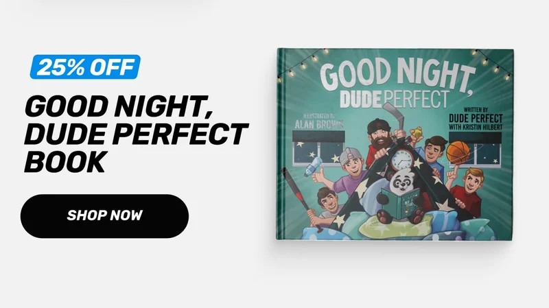 25% Off Goodnight Dude Perfect Book